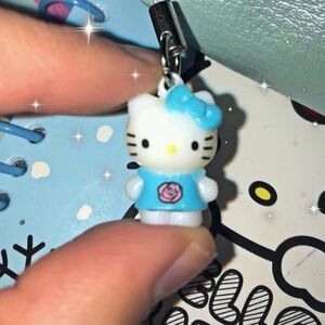 BLUE HELLO KITTY SANRIO PHONE CHARM